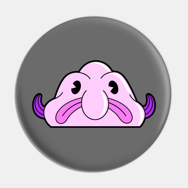 Blobfish Pin by AndysocialIndustries