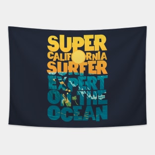 SuperCaliforniaSurfer Tapestry