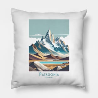 Patagonia Peaks - Argentina Landscape Pillow