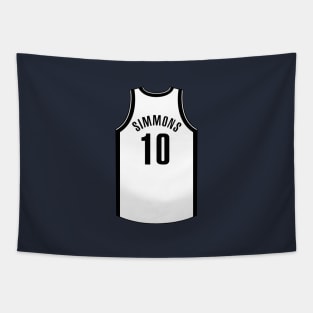 Ben Simmons Brooklyn Jersey Qiangy Tapestry