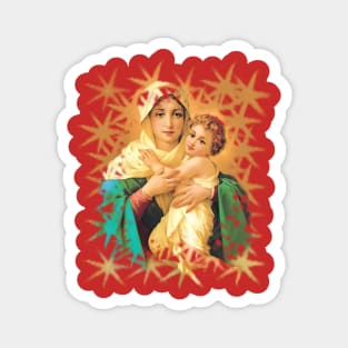 Our Lady Virgin Mary Refuge of Sinners Catholic Saint, Luigi Crosio Magnet