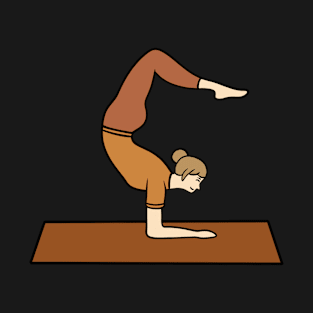 Vrschikasana pose - yoga T-Shirt