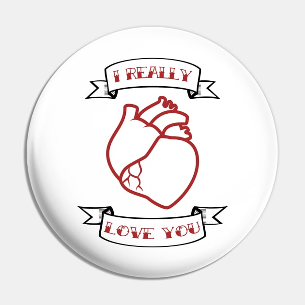 I Really Love U Pin by Zo8o