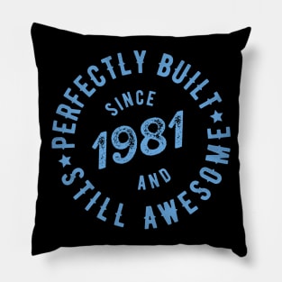 Born in 1981 T Shirt Pillow