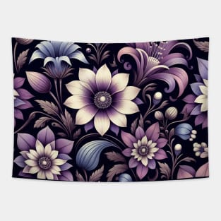 Purple Flowers Tapestry