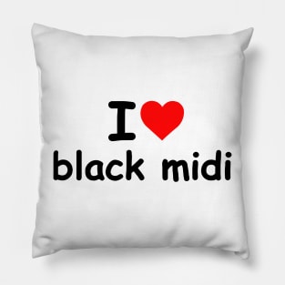 black midi i heart bm fall 2022 Pillow