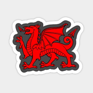 Welsh Red Dragon Flag - Pride to be Welsh Magnet