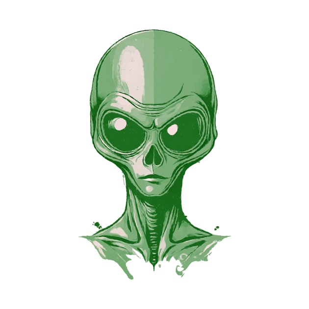 Alien Retro Vintage by elmejikono