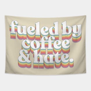 Coffee and Hate / Typographic Design Tapestry