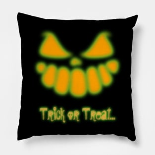 Toothy Halloween Face! Pillow