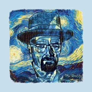 Walter White Van Gogh Style T-Shirt