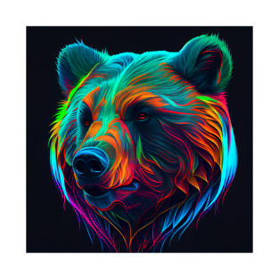 Luminous Forest King Bear T-Shirt