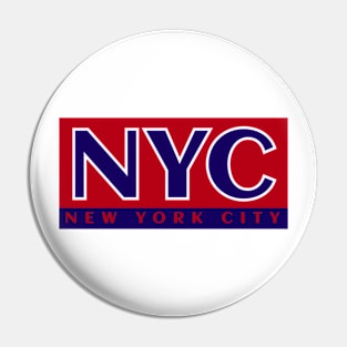 NYC text` Pin