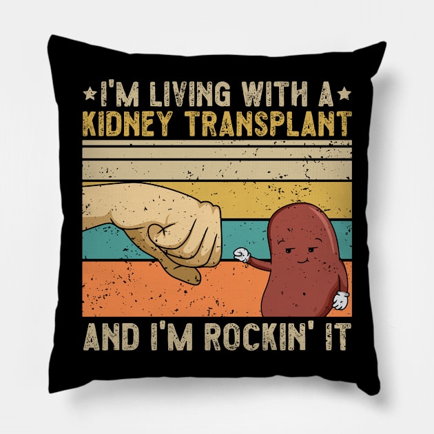 Organ Donation Quote for a Kidney Recipient Pillow by ErdnussbutterToast