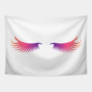 Colorful Eyelashes Tapestry