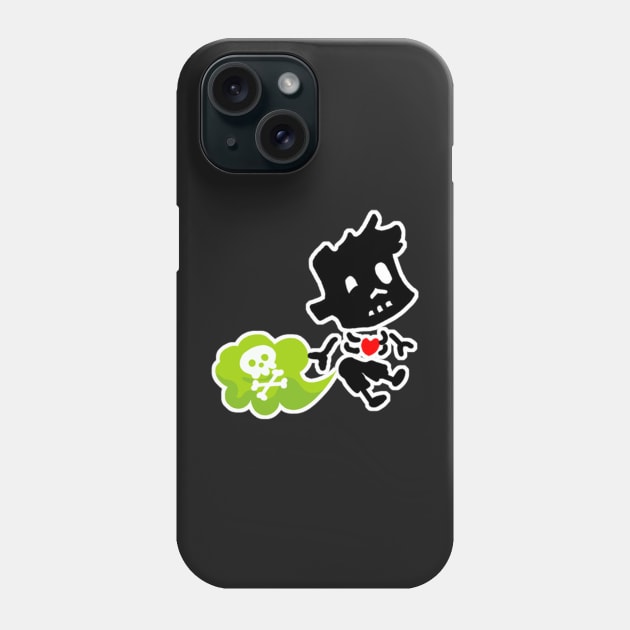 zombie boy farting. Phone Case by COOLKJS0