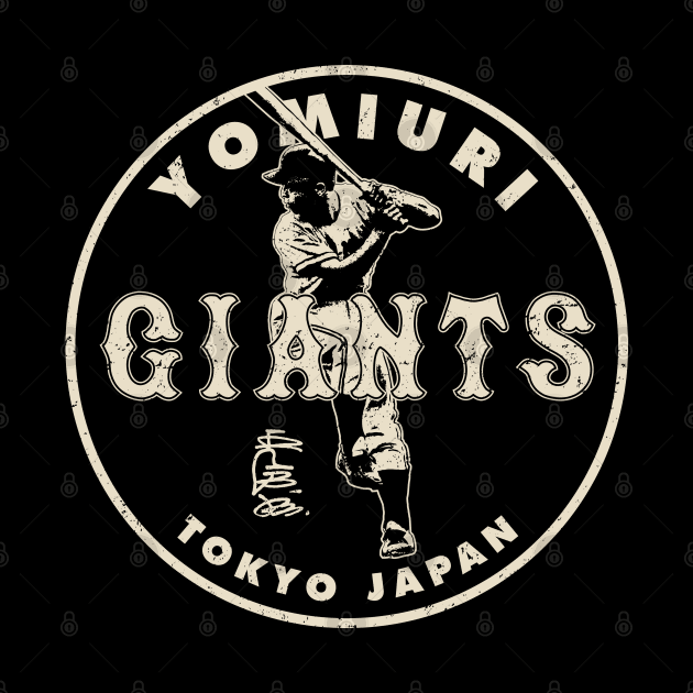 Tokyo Giants Sadaharu Oh 1 by © Buck Tee Originals by Buck Tee