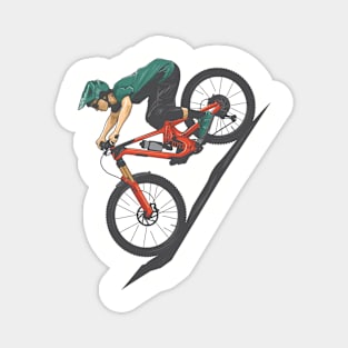 downhill rider Magnet