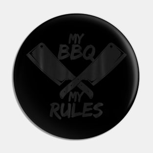 BBQ Chef Knives Chef Cook Funny Barbecue Pin