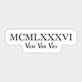 420 Roman Numerals 420 Roman Numerals Aufkleber Teepublic De
