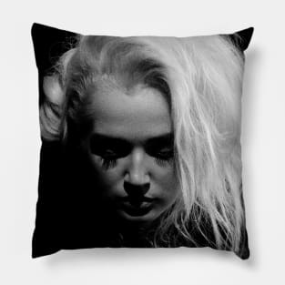 Poppy Concrete Portrait 2 Pillow