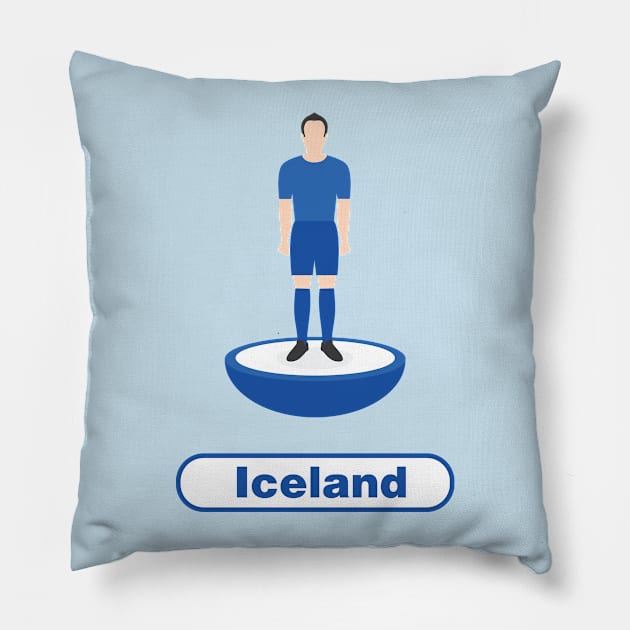 Iceland Football Pillow by StarIconsFooty