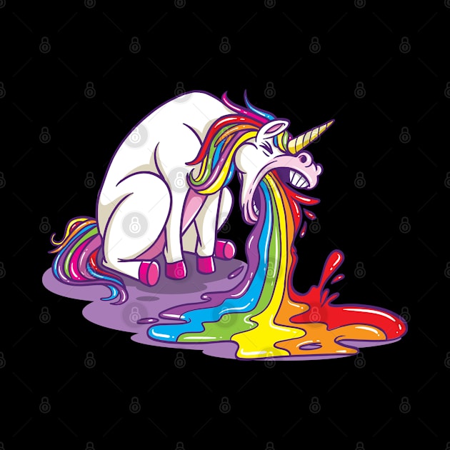 Puking Unicorn by schmomsen