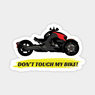 Can-Am Ryker Red - Don't Touch My Bike Magnet