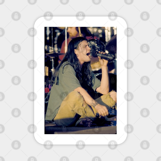 Shannon Hoon Blind Melon Photograph Magnet by Concert Photos