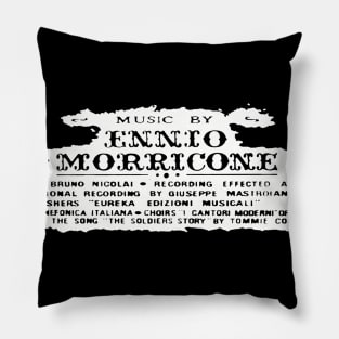 The Good, The Bad, and The Ugly | Music by Ennio Morricone Pillow