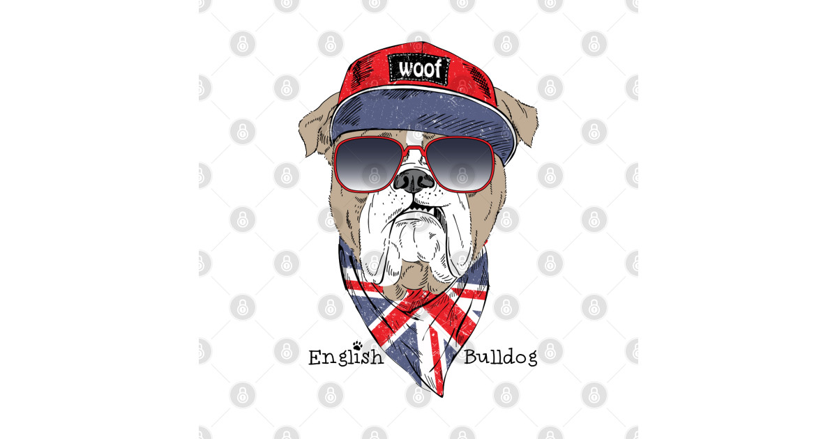 DER MIT DEM OLD ENGLISH BULLDOG GEHT Wilsigns T-shirt
