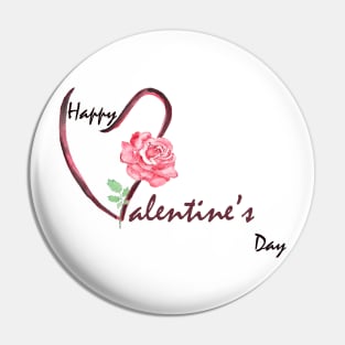 Happy Valentine's day card Pin