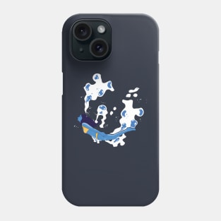 Blue Lady swimming Phone Case