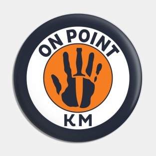 OPKM White & Orange Seal Pin