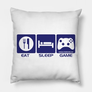 Eat Sleep Game Pillow