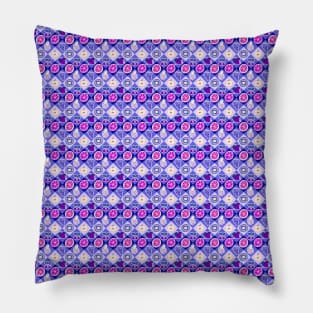 Purple Fruit Diamond Pattern Pillow