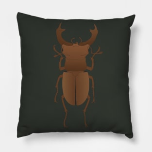 Stag beetle Pillow