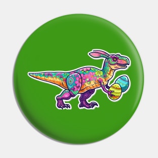 Easter Dino Bunny Pin