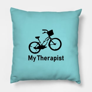 Bicycle is my therapist Pillow