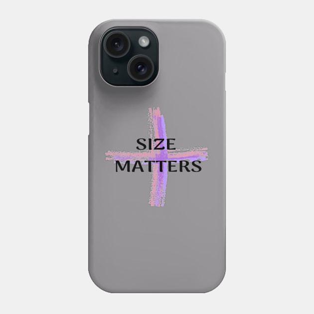 plus size matters Phone Case by Anyece Renai