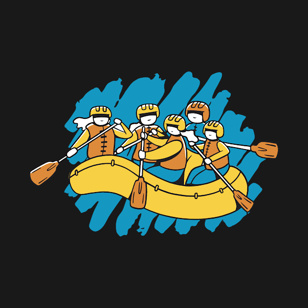 Rafting Team Outfit For Teams Boating Mountains Boating by EirichMedia Design