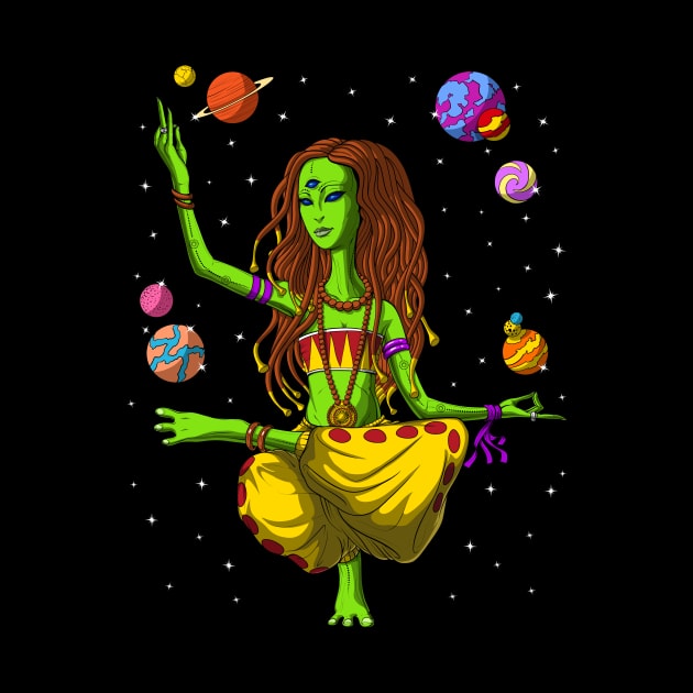 Hippie Alien Yoga by underheaven