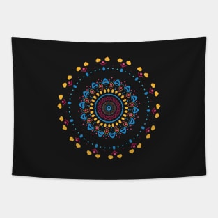 Summer Holiday Mandala Tapestry