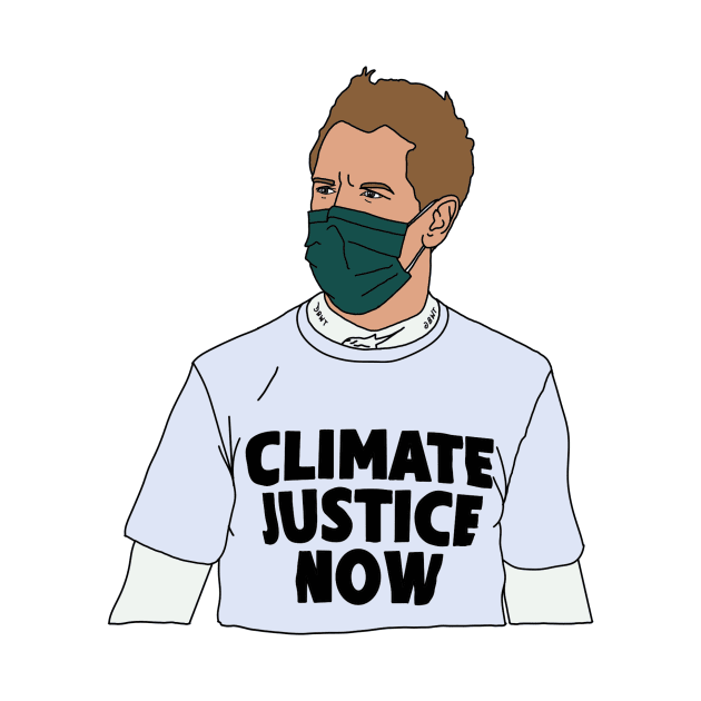 Sebastian Vettel- Climate Justice Now by crashstappen