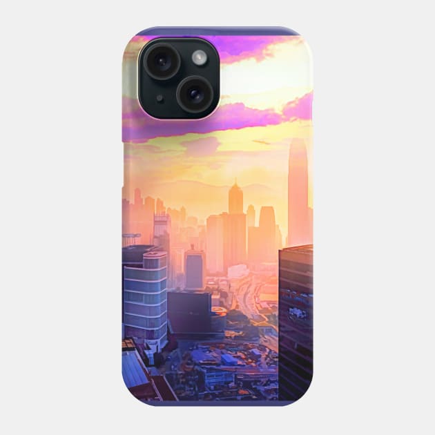 Pink City Phone Case by jasminaseidl