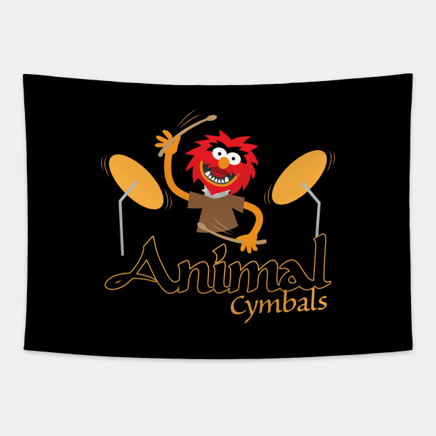 Animal Cymbals Tapestry by MustardSoda