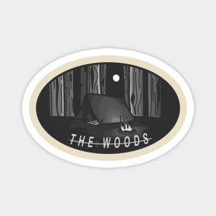 Camping and Hiking - The Woods Magnet