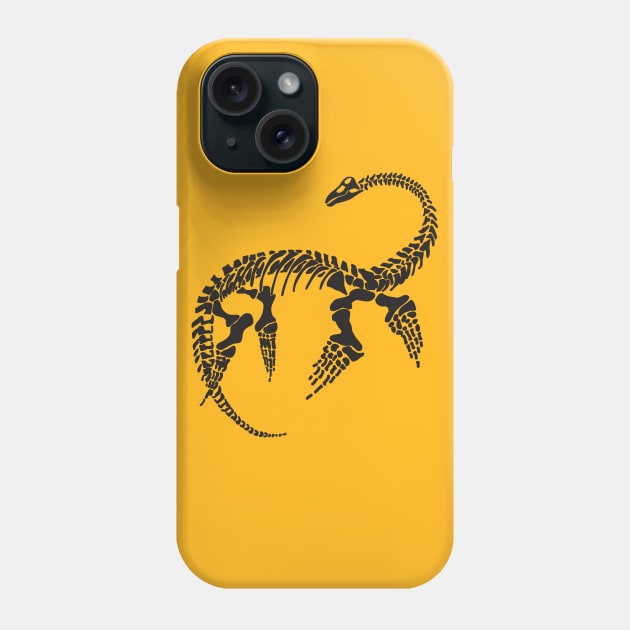 Terra Fossil Plesiosaur Dinosaur Phone Case by Terra Fossil Merch