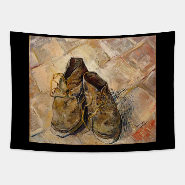 Vincent van Gogh - Shoes Tapestry by Historia