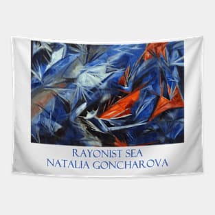 Rayonist Sea by Natalia Goncharova Tapestry